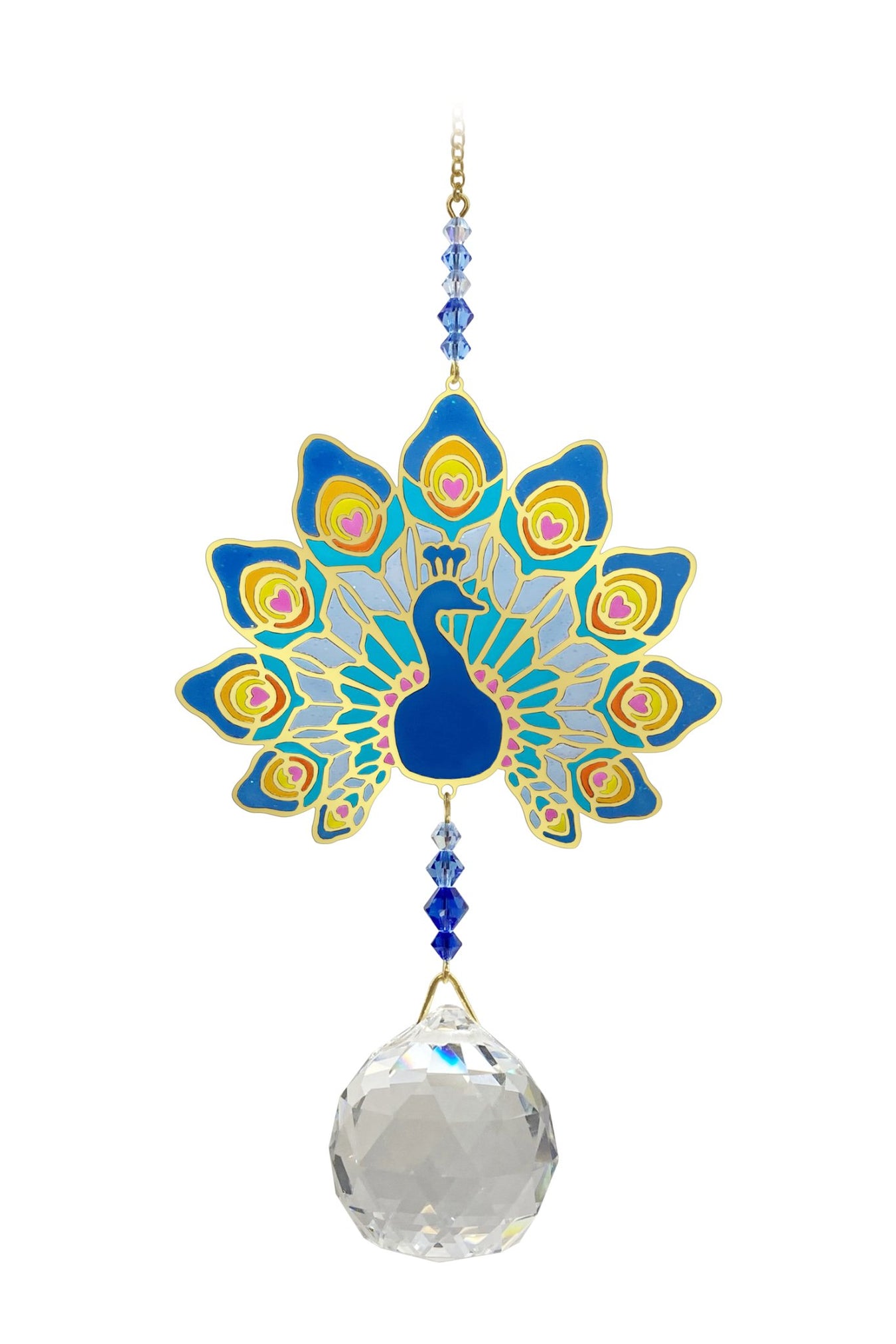 Wild Things Crystal Wonders - Peacock Majestic - Something Different Gift Shop