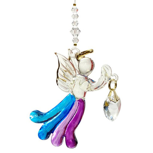 Wild Things Fantasy Glass Angel - Aurora Borealis - Something Different Gift Shop