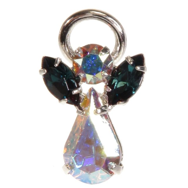 Wild Things Guardian Angel Pin - Blue Zircon - Something Different Gift Shop