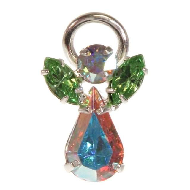 Wild Things Guardian Angel Pin - Peridot - Something Different Gift Shop