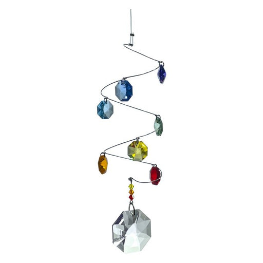 Wild Things Rainbow Spiral Short 30mm Octagon - Something Different Gift Shop