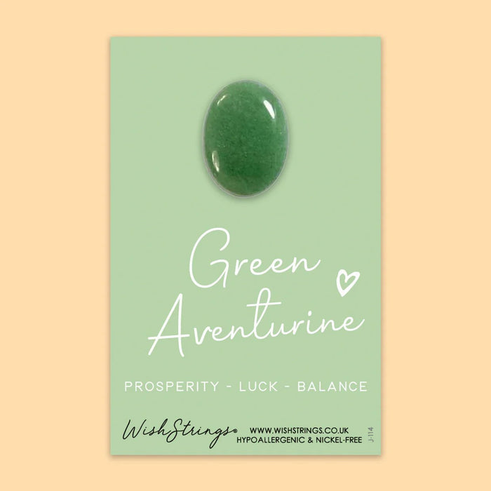 Wishstrings Crystal Pocket Token- Green Aventurine - Something Different Gift Shop