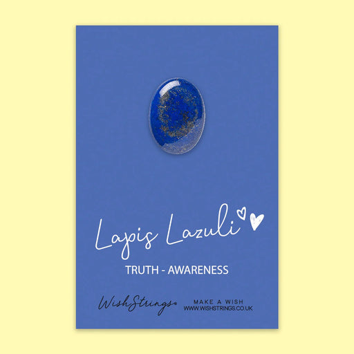 Wishstrings Crystal Pocket Token- Lapis Lazuli - Something Different Gift Shop