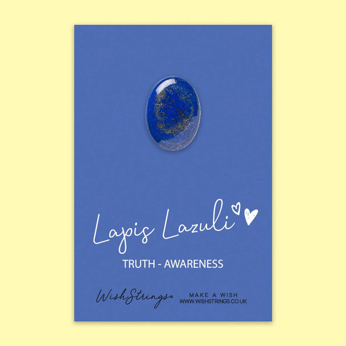 Wishstrings Crystal Pocket Token- Lapis Lazuli - Something Different Gift Shop