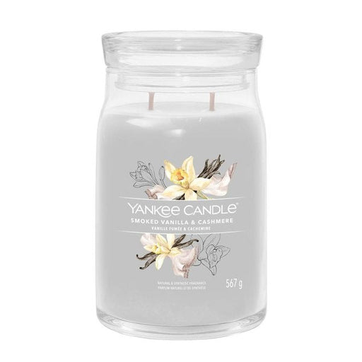 Yankee Candle Signature Large Jar Candle - Smoked Vanilla & Cashmere - Something Different Gift Shop