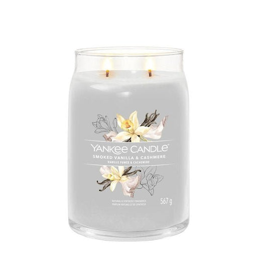 Yankee Candle Signature Large Jar Candle - Smoked Vanilla & Cashmere - Something Different Gift Shop