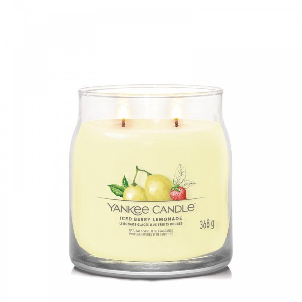 Yankee Candle Signature Medium Jar Candle - Iced Berry Lemonade - Something Different Gift Shop