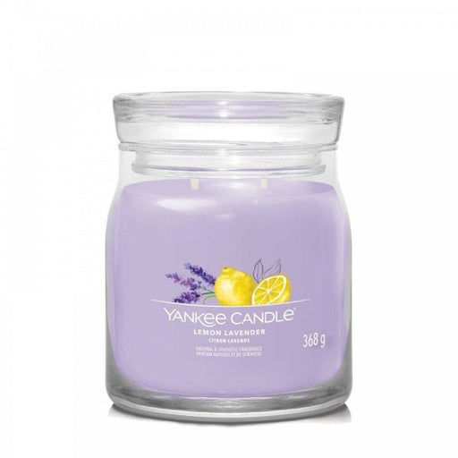 Yankee Candle Signature Medium Jar Candle - Lemon Lavender - Something Different Gift Shop