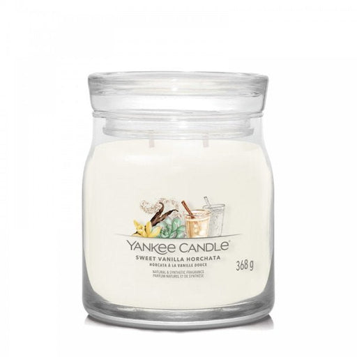 Yankee Candle Signature Medium Jar Candle - Sweet Vanilla Horchata - Something Different Gift Shop