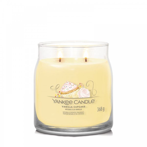 Yankee Candle Signature Medium Jar Candle - Vanilla Cupcake - Something Different Gift Shop